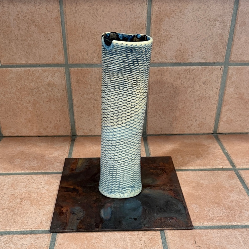 Textured Ceramic Vase